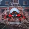Joiedomi 12ft Long LEDs Halloween Inflatable Spider