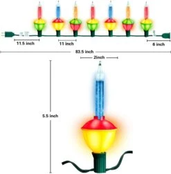 7ft Christmas Bubble String Lights -Joiedomi 29 dc72ad93 893a 4ea9 9e98 01698974cf3d