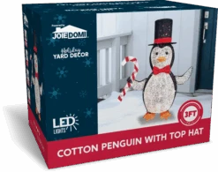 3 FT Collapsible Penguin LED Yard Light 9 3 FT Collapsible Penguin LED Yard Light -Joiedomi 30702 box