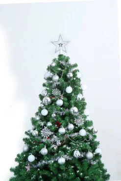 50 Pcs Christmas Ornaments Silver & White -Joiedomi 30893 C3