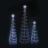 Lighted Spiral Christmas Tree Set LED Cool White - 3 Pcs -Joiedomi 31 416de85b 2886 409b 8155 1bcc507a5552