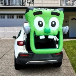 4.3ft Halloween Inflatable Green Face Zombie Trunk Or Treat -Joiedomi 4.3ftHalloweenInflatableGreenFaceZombieTrunkOrTreat 4