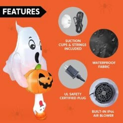 Joiedomi 4.5 FT Halloween Inflatable Ghost Broke Out From Window -Joiedomi 4.5 FT Halloween Inflatable Ghost Broke Out from Window 6