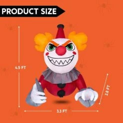 Joiedomi 4.5ft Killer Clown Window Breaker Inflatable Decoration -Joiedomi 4.5ftKillerClownWindowBreakerInflatableDecoration 5