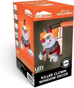 Joiedomi 4.5ft Killer Clown Window Breaker Inflatable Decoration -Joiedomi 4.5ftKillerClownWindowBreakerInflatableDecoration 8