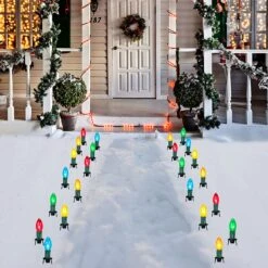 Christmas Multicolored Pathway Marker String Lights - 24pcs 14 Christmas Multicolored Pathway Marker String Lights - 24pcs -Joiedomi 44 88b72159 11b0 4d2d bd50 cbbd4f0e37a6