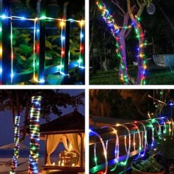 46ft 120 LED Rope Light Multicolor 2Pcs -Joiedomi 46 a0df6cca 1121 4224 b27d 6b3ff215285a