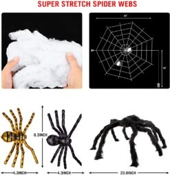 60in Light-up Orange Spider Web 14 60in Light-up Orange Spider Web -Joiedomi 4 f74c1615 6242 42a2 82bc 83dc96fdbebe