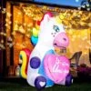 5FT Tall Sitting Inflatable Ride A Unicorn Costume Yard Decoration -Joiedomi 5 ft Tall Sitting Unicorn 1 result