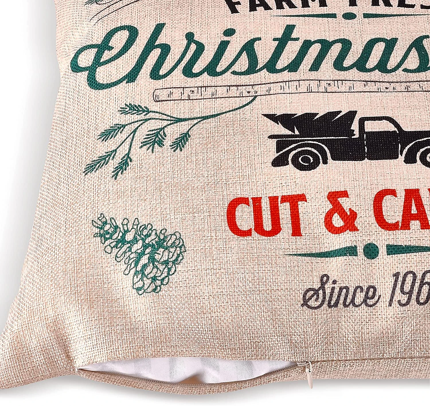 Christmas Buffalo Pillow Covers 4 Christmas Buffalo Pillow Covers - Image 2