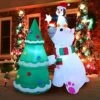 Large Polar Bear Christmas Tree Inflatable (6 Ft) 1 Large Polar Bear Christmas Tree Inflatable (6 Ft) -Joiedomi 5131PdyyQ3L. AC 1