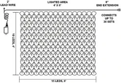 150 M5 LED Black Wire Net Lights (Orange & Purple) -Joiedomi 515H2SOgt5L. AC