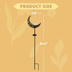 2 Pack Moon Crackle Glass Globe Solar Stake Lights 13 2 Pack Moon Crackle Glass Globe Solar Stake Lights -Joiedomi 51X0hspx7zL. AC SL1500