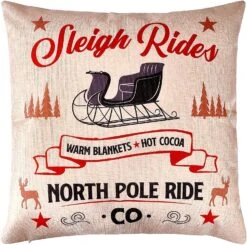 Christmas Pillow Covers, 4 Pcs -Joiedomi 58 11eecf45 3fc0 4f5a aa95 2bc91d80ba42