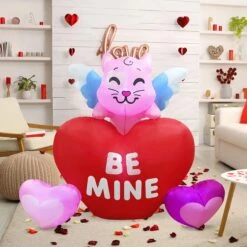 Tall Kitty On Hearts Valentine Inflatable (5ft) 13 Tall Kitty On Hearts Valentine Inflatable (5ft) -Joiedomi 5ft Tall Kitty on Hearts Valentines Inflatable 4 result