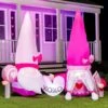 6FT Tall Inflatable Valentines Day Couple LED Lighted Decoration -Joiedomi 6 ft Tall Gnomes Couple 3 result