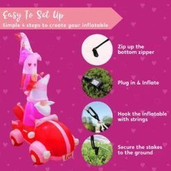 6 FT Tall Inflatable Stacking Gnomes With LED Lights -Joiedomi 6 ft Tall Stacking Gnomes 1 result