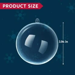 3.15in Plastic Fillable Christmas Ball Ornaments, 10 Pcs -Joiedomi 616Abbr5zSL. AC SL1500 7db21c12 08a9 4a72 9c71 fa20303d912a