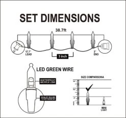 5 Set Of 150 Count String Lights - 38.7 FT 13 5 Set Of 150 Count String Lights - 38.7 FT -Joiedomi 61UC6yMC1cL. AC SL1500 1