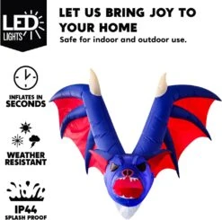 4ft Halloween Inflatable Hanging Giant Bat -Joiedomi 61UQ oluIHL. AC SL1500