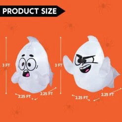 2.6 Ft. Tall Naughty Window Ghost Inflatable (2pcs) 14 2.6 Ft. Tall Naughty Window Ghost Inflatable (2pcs) -Joiedomi 61VzdDiTo7L. AC SL1500