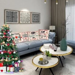 Christmas Pillow Covers, 4 Pcs -Joiedomi 61 b478c889 da0e 49d2 b602 b278f72b6178