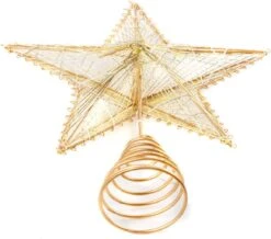 Christmas Tree Toppers, Gold Star Tree Topper Lighted With Warm White LED Lights -Joiedomi 61buYw9j40L. AC SL1200