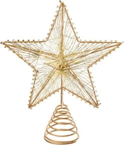 Christmas Tree Toppers, Gold Star Tree Topper Lighted With Warm White LED Lights -Joiedomi 61llrbzreIL. AC SL1200