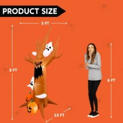 8 Ft. Haunted Scary Tree Halloween Inflatable 13 8 Ft. Haunted Scary Tree Halloween Inflatable -Joiedomi 61n6q ew2pL. AC SL1500