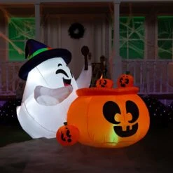 5ft Halloween Ghost Cooking Poison Soup Inflatable -Joiedomi 61nH8E6siuL. AC SL1500