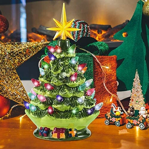 9.5in Prelit Tabletop Christmas Tree 10 9.5in Prelit Tabletop Christmas Tree - Image 8