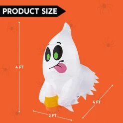 4ft Halloween Ghost With Candy Broke Out From Window 13 4ft Halloween Ghost With Candy Broke Out From Window -Joiedomi 61nlfcRBcqL. AC SL1500