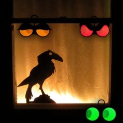 Flashing Peeping Eyes Lights 3 Pack - Red, Green, Orange -Joiedomi 61rqjovljoL. AC SL1500