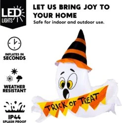 5ft Halloween Trick Or Treat Ghost Broke Out From Window 13 5ft Halloween Trick Or Treat Ghost Broke Out From Window -Joiedomi 61sOClEWZ L. AC SL1500