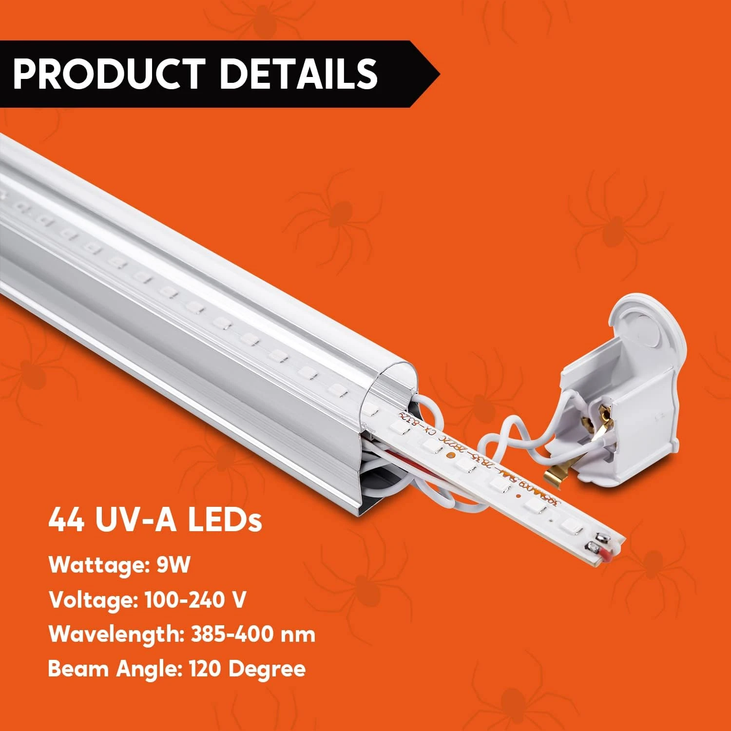 6Pcs 9W LED Black Light White Bar 1.3ft 6 6Pcs 9W LED Black Light White Bar 1.3ft - Image 4