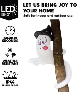 5ft Tall Twining Ghost Halloween Inflatable -Joiedomi 61un0oLKtHL. AC SL1500