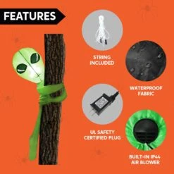 4 FT Tall Halloween Inflatable Alien Tree Hugger -Joiedomi 6 4b41be7c feb0 4493 8884 221806ee642b