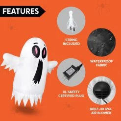 4ft Halloween Inflatable Thrilling Floating Ghost -Joiedomi 6 6e799713 0dcb 4eb1 aa2f 8d61cb293fe8