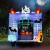 6ft Haunted Castle Trunk Or Treat Halloween Inflatable