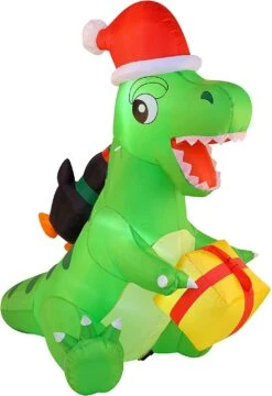 6 FT Tall Inflatable Penguin Sledding On Dinosaur -Joiedomi 710Ld7CzPwL. AC SL1500