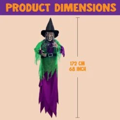 Hanging Halloween Witch Decoration -Joiedomi 711wXnrF3lL. AC SL1500