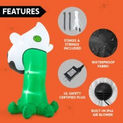 10 FT Tall Halloween Inflatable Throwing Up Ghost 15 10 FT Tall Halloween Inflatable Throwing Up Ghost -Joiedomi 714Kh4PxcAL. AC SL1500