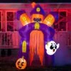 8.5 FT Tall Halloween Inflatable Twisted Castle Archway 2 8.5 FT Tall Halloween Inflatable Twisted Castle Archway -Joiedomi 71604nfHYhL. AC SL1500