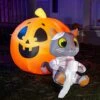 4 FT Tall Halloween Inflatable Mummy Cat Pumpkin 2 4 FT Tall Halloween Inflatable Mummy Cat Pumpkin -Joiedomi 718X2vBqxTL. AC SL1500