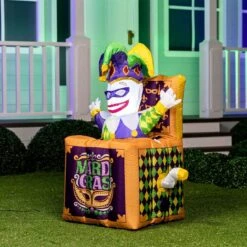 4 Ft Mardi Gras Jester In The Box -Joiedomi 71DDbxRuDuL. AC SL1367