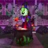 6 Ft Tall Witch Pot With Bubbling Potion Halloween Inflatable -Joiedomi 71DGgSIE6tL. AC SL1500