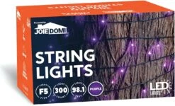 300-Count Purple LED Mini String Lights, 8 Modes 15 300-Count Purple LED Mini String Lights, 8 Modes -Joiedomi 71H8rmui69L. AC SL1500