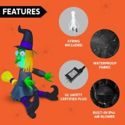 Tall Crashing Witch Into Tree Inflatable (4 Ft) -Joiedomi 71I1dAHx23L. AC SL1500