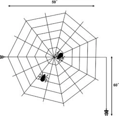 59" Orange & Purple Spider Kight-up Web -Joiedomi 71KuBB i4cL. AC SL1500