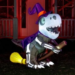6ft Inflatable Skeleton Flying Witch T-rex -Joiedomi 71LgV4siPoL. AC SL1500